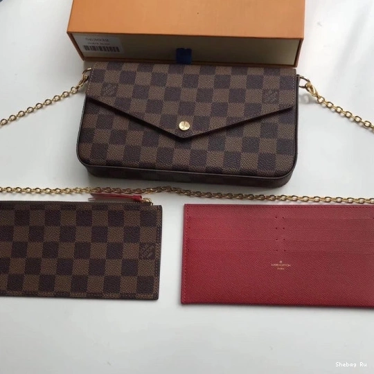 Pochette Felicie Bag Louis N63032 Damier Vuitton 0718